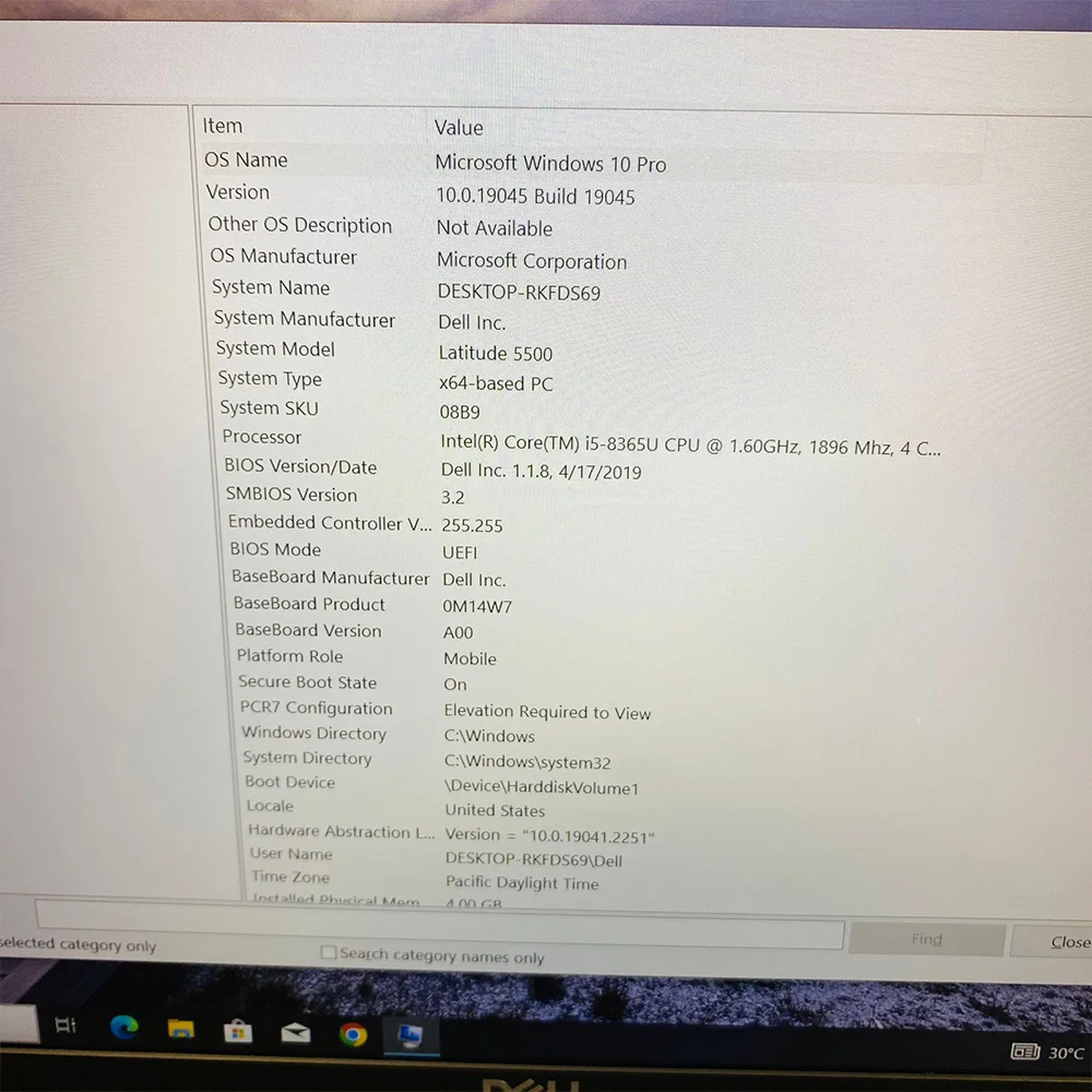 Dell | Latitude 5500 Laptop | 256GB SSD | 8GB RAM | Backlit Keyboard | Core i7-8365U | 15.6″ FHD Touchscreen Display | Laptop - Image 2